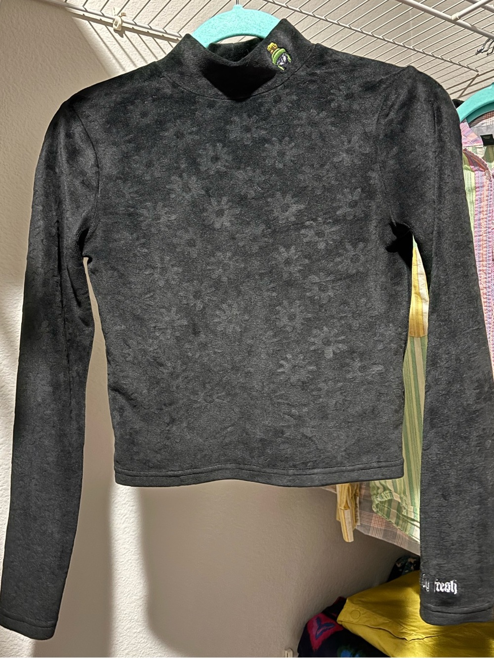 Looney Tunes x Teddy Fresh velvet long sleeve top